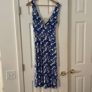 Boden Faux Wrap Midi Dress, 8L